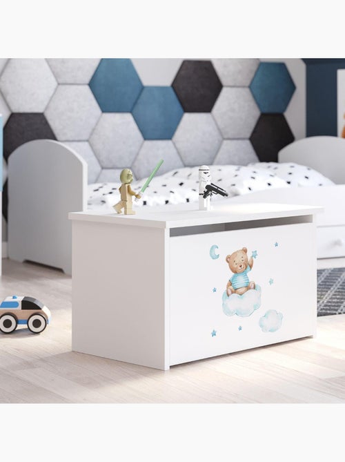 Coffre à jouets daria - ourson et nuage - Kiabi