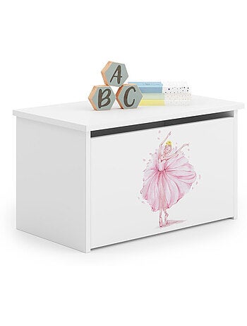Coffre à jouets Daria - Princesse en couronne