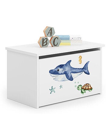 Coffre à jouets daria - requin
