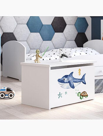 Coffre à jouets daria - requin