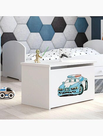 Coffre à jouets Daria - Voiture de Police