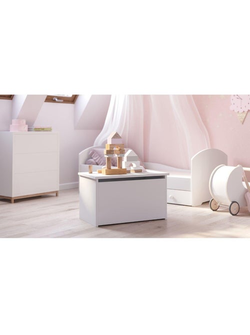 Coffre à jouets Daria blanc - Kiabi Coffre à jouets Daria blanc - Kiabi