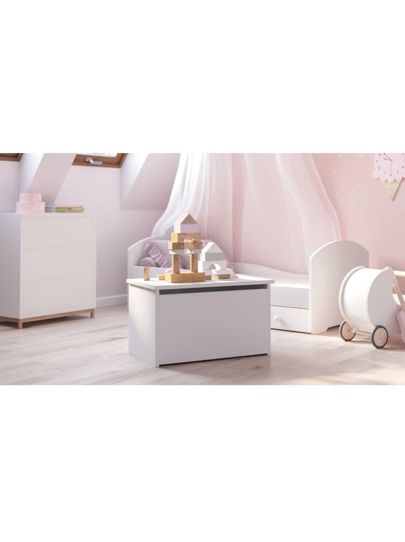 Coffre à jouets Daria blanc Blanc - Kiabi