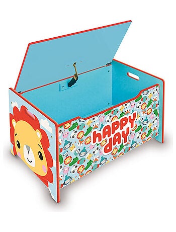 Coffre à Jouets en Bois Animaux - Happy Day
