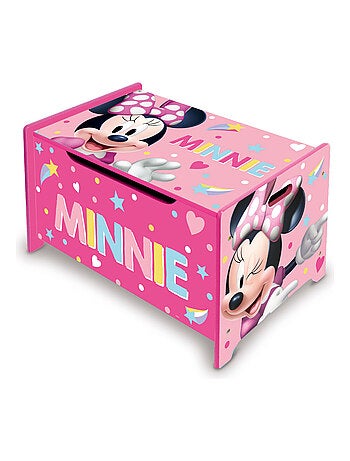 Coffre à Jouets en Bois Disney Minnie