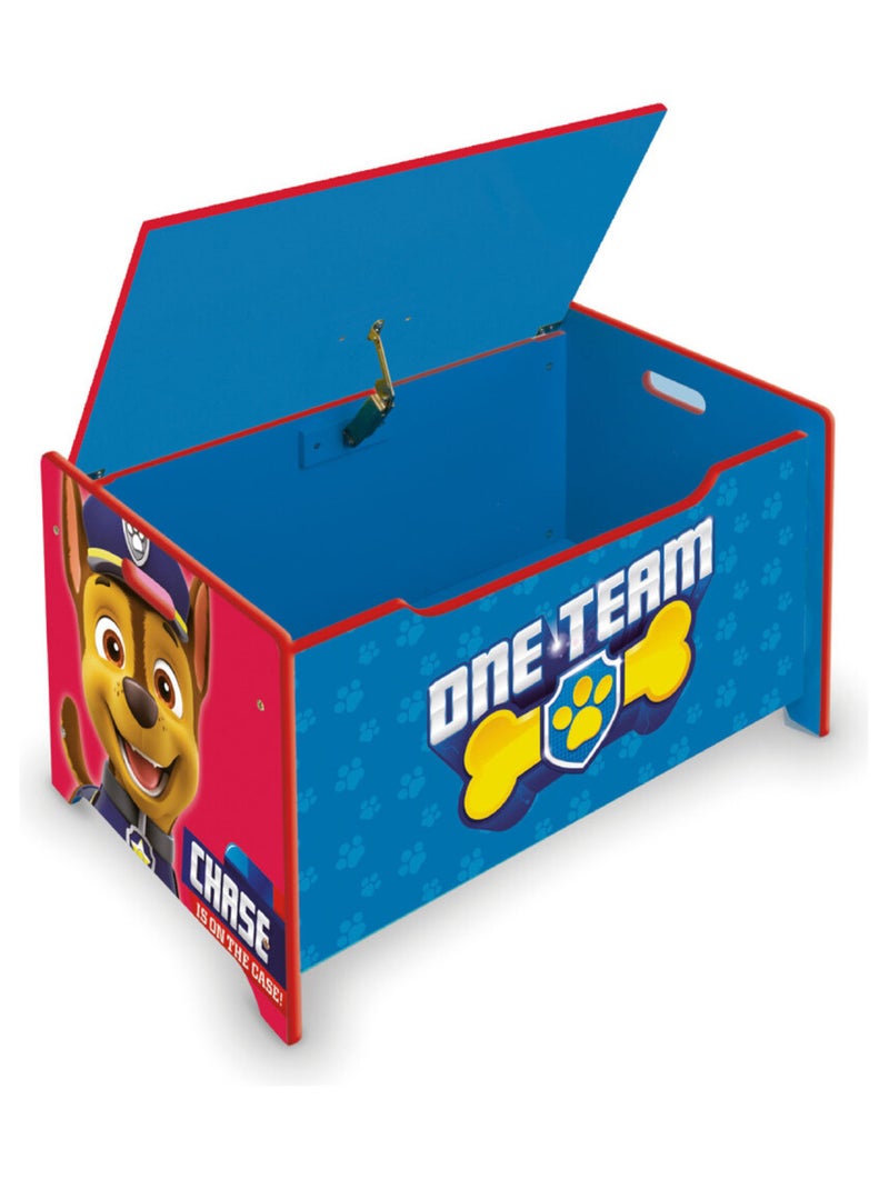 Coffre à Jouets en Bois Pat Patrouille -One Team- Bleu - Kiabi