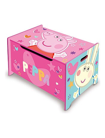 Coffre à Jouets en Bois Peppa Pig