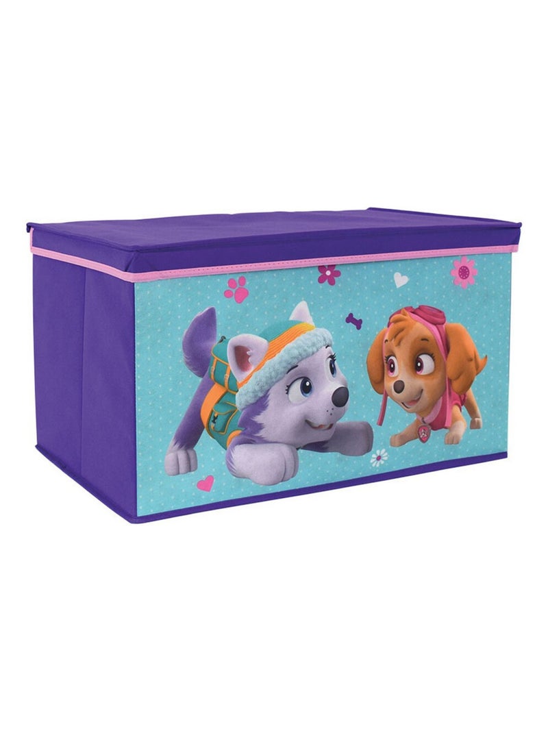 Coffre à jouets en tissu Pat Patrouille Stella et Everst Bleu - Kiabi