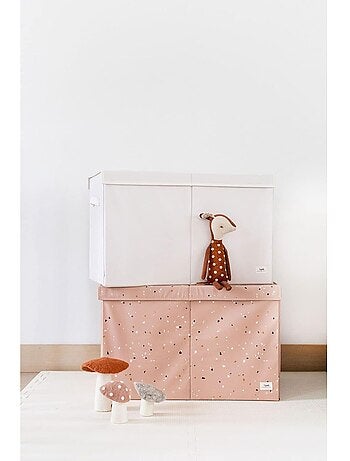 Coffre à jouets en tissu recyclé