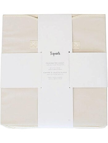 Coffre à jouets en tissu recyclé