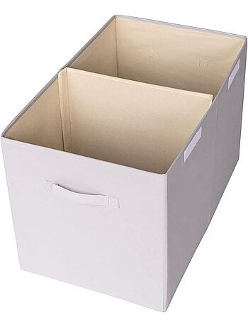 Coffre à jouets en tissu recyclé