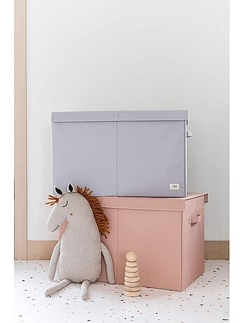 Coffre à jouets en tissu recyclé