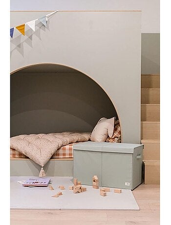 Coffre à jouets en tissu recyclé