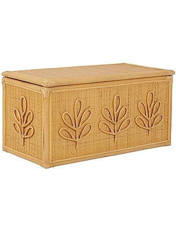 Coffre à jouets enfant bohème en rotin arlo