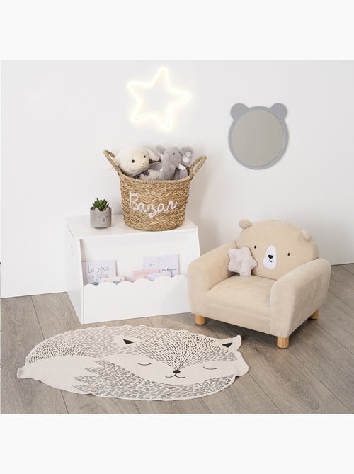 Coffre à jouets et bibliothèque enfant forme nuage ZOELI - Kiabi Coffre à jouets et bibliothèque enfant forme nuage ZOELI - Kiabi