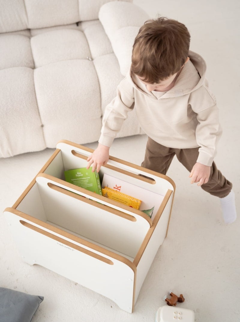 Coffre à Jouets et Livres sur Roulettes BIG-BOX Blanc - Kiabi