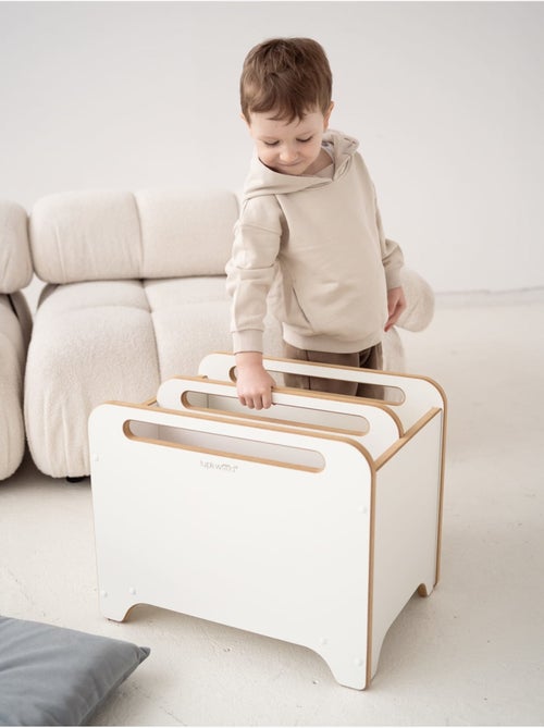 Coffre à jouets et livres sur roulettes big-box - Kiabi Coffre à jouets et livres sur roulettes big-box - Kiabi