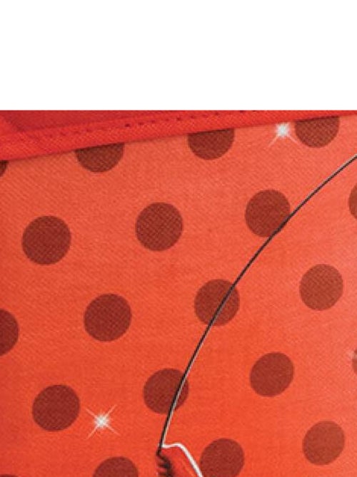 Coffre à jouets Miraculous rouge, en tissus pour enfant - Kiabi