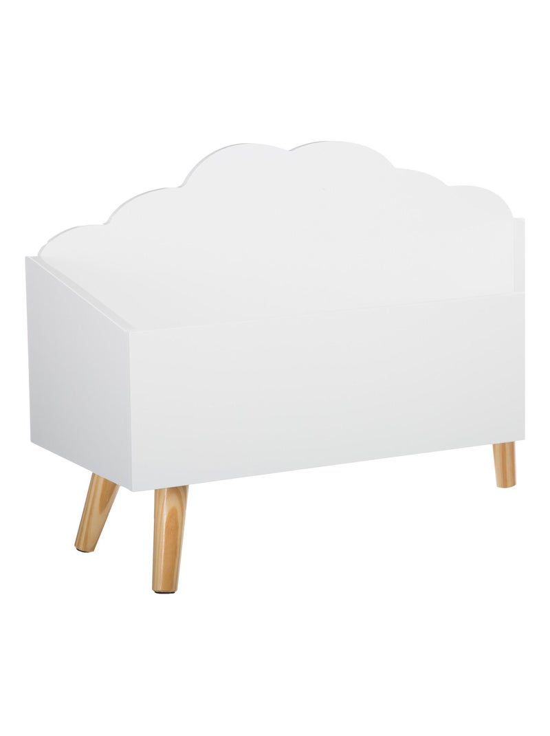 Coffre à jouets nuage Blanc - Kiabi