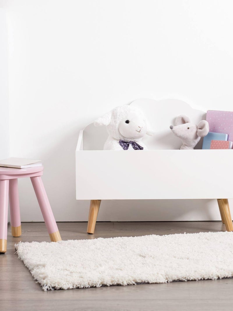 Coffre à jouets nuage Blanc - Kiabi