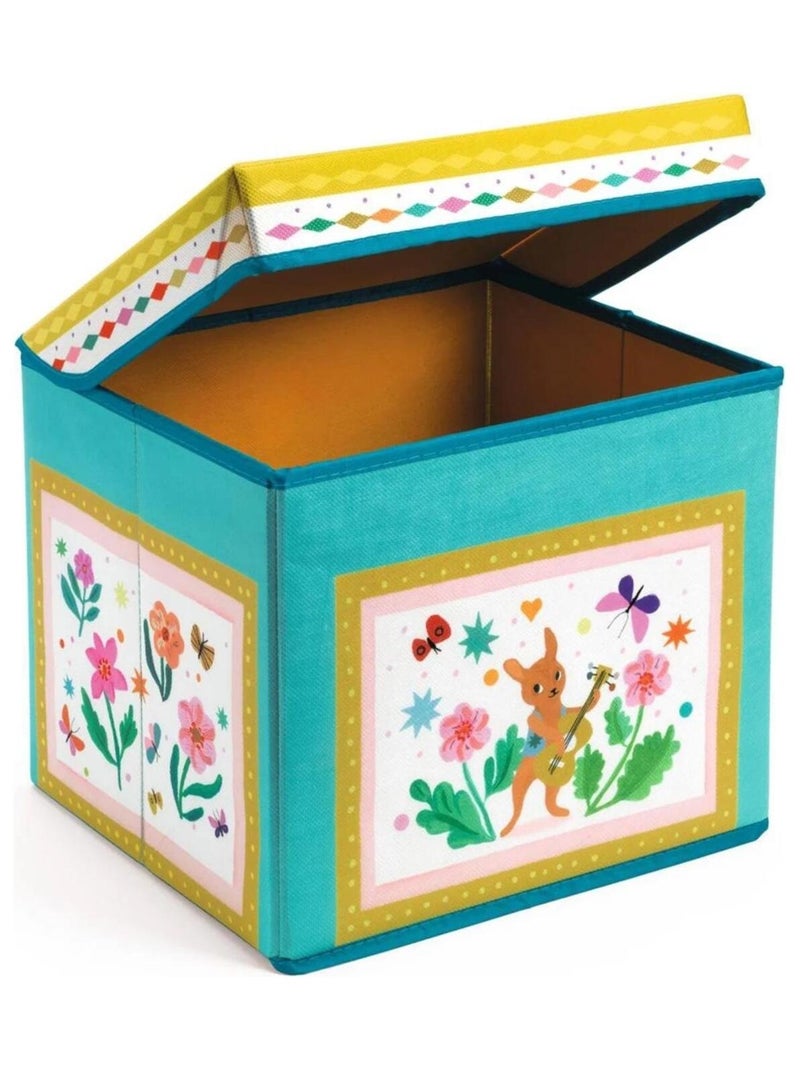 Coffre à jouets siège Roulotte Multicolore - Kiabi
