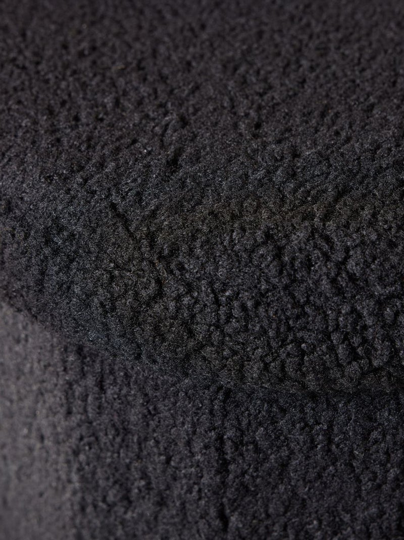 Coffre banc en maille bouclette noir - Kiabi