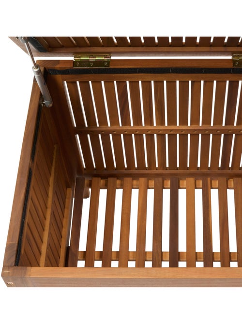 Coffre de rangement 100L en acacia - Kiabi