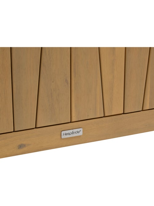 Coffre de rangement 210L avec assise en acacia LODGIA - Kiabi