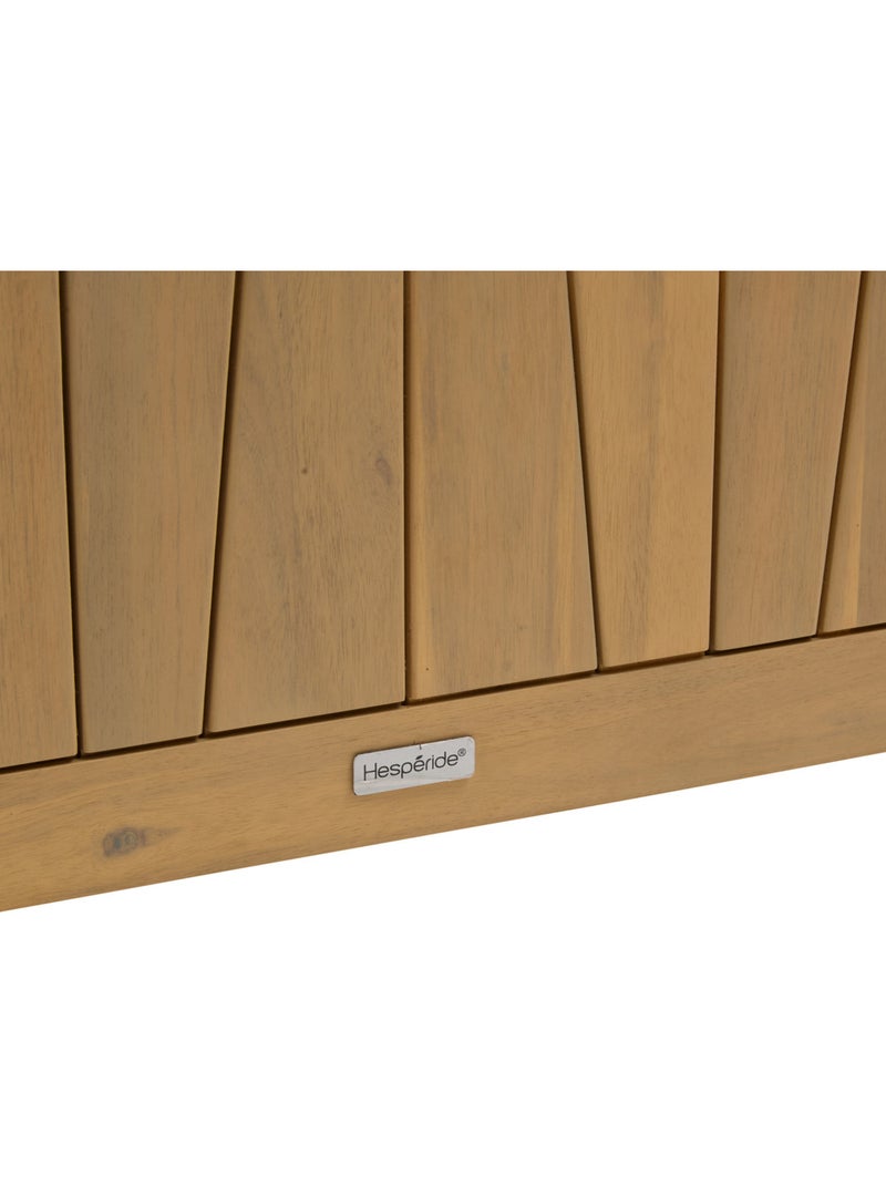 Coffre de rangement 210L avec assise en acacia LODGIA Beige - Kiabi