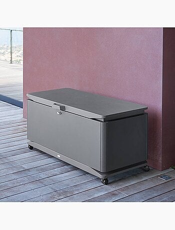Coffre de rangement 450L en aluminium à roulettes ALUMIA