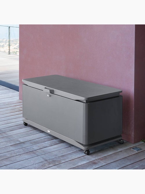Coffre de rangement 450L en aluminium à roulettes ALUMIA - Kiabi