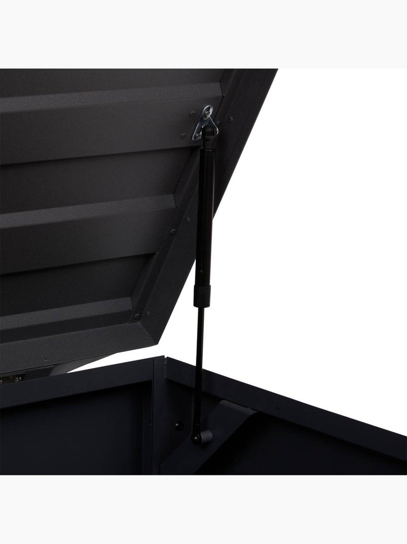 Coffre de rangement 450L en aluminium à roulettes ALUMIA gris anthracite - Kiabi
