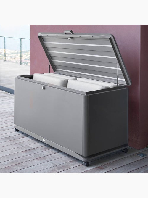 Coffre de rangement 920L en aluminium à roulettes ALUMIA - Kiabi