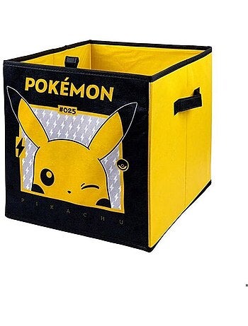 Coffre de rangement à jouets pokemon chambre enfant banc pikachu malle box bac
