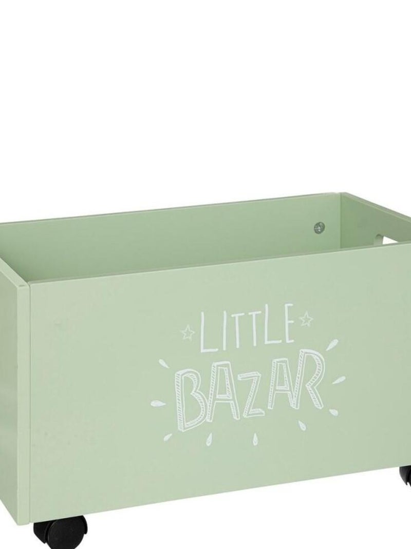 Coffre de rangement à roulettes Bazar vert Vert - Kiabi