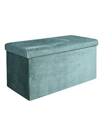 Coffre banc pliable design velours Giulia