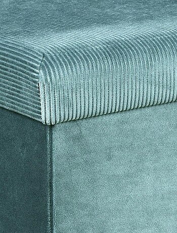 Coffre banc pliable design velours Giulia