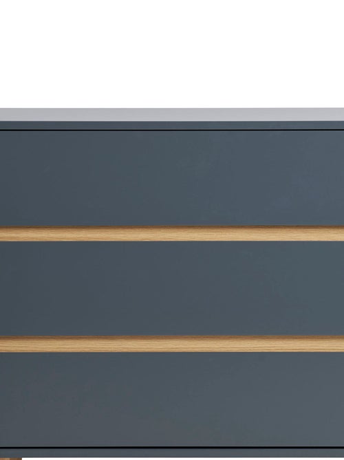 Coffre de rangement Bisley - Coffre en bois peint, 3 tiroirs, gris foncé 80x40x80 cm - Kiabi Coffre de rangement Bisley - Coffre en bois peint, 3 tiroirs, gris foncé 80x40x80 cm - Kiabi