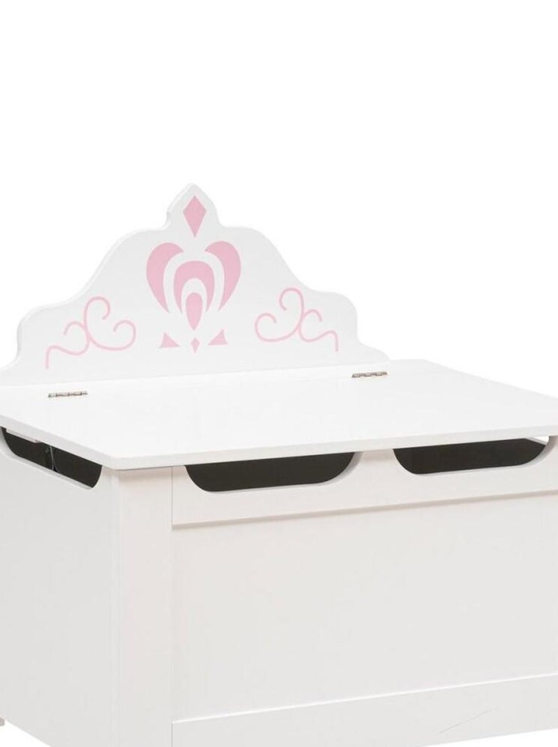 Coffre de rangement couronne hiver Blanc - Kiabi