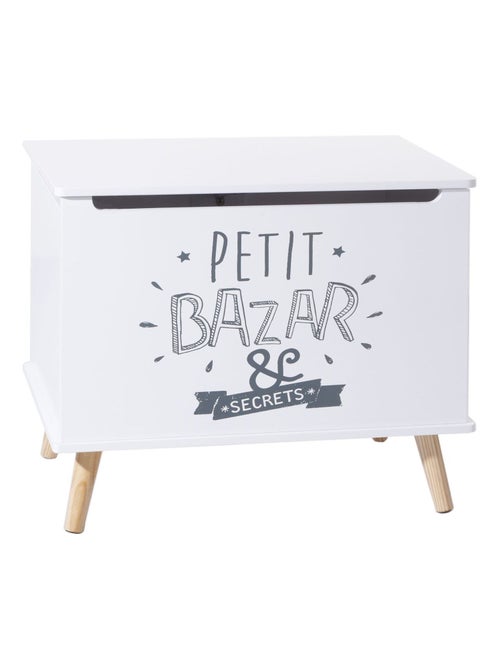 Coffre de rangement enfant avec couvercle LOELI - Kiabi Coffre de rangement enfant avec couvercle LOELI - Kiabi