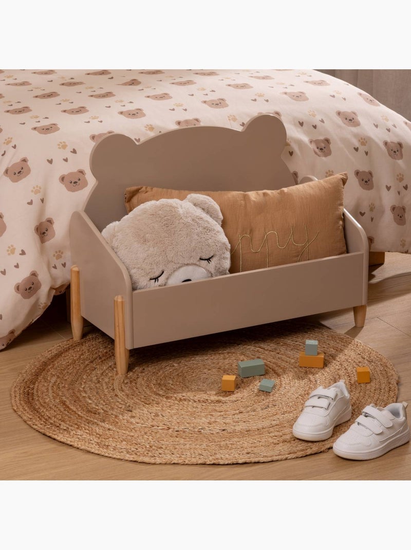 Coffre de rangement enfant douceur Beige - Kiabi