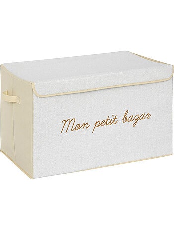 Coffre de rangement enfant en bouclette YUMA