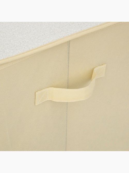Coffre de rangement enfant en bouclette YUMA - Kiabi Coffre de rangement enfant en bouclette YUMA - Kiabi