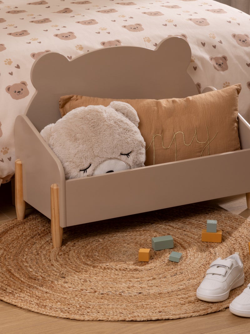 Coffre de rangement enfant forme ourson Marron clair - Kiabi