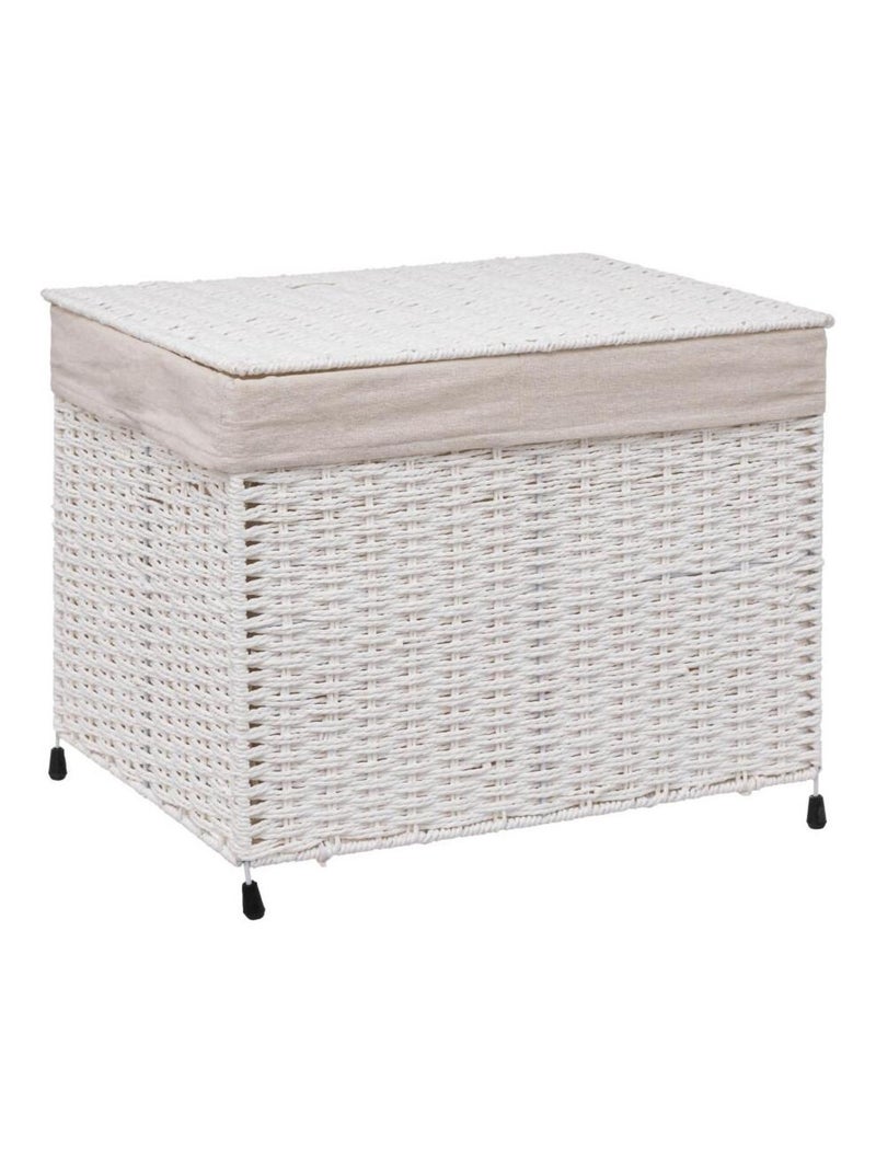 Coffre de rangement pliable pour chambre d'enfant Atmosphera Blanc - Kiabi