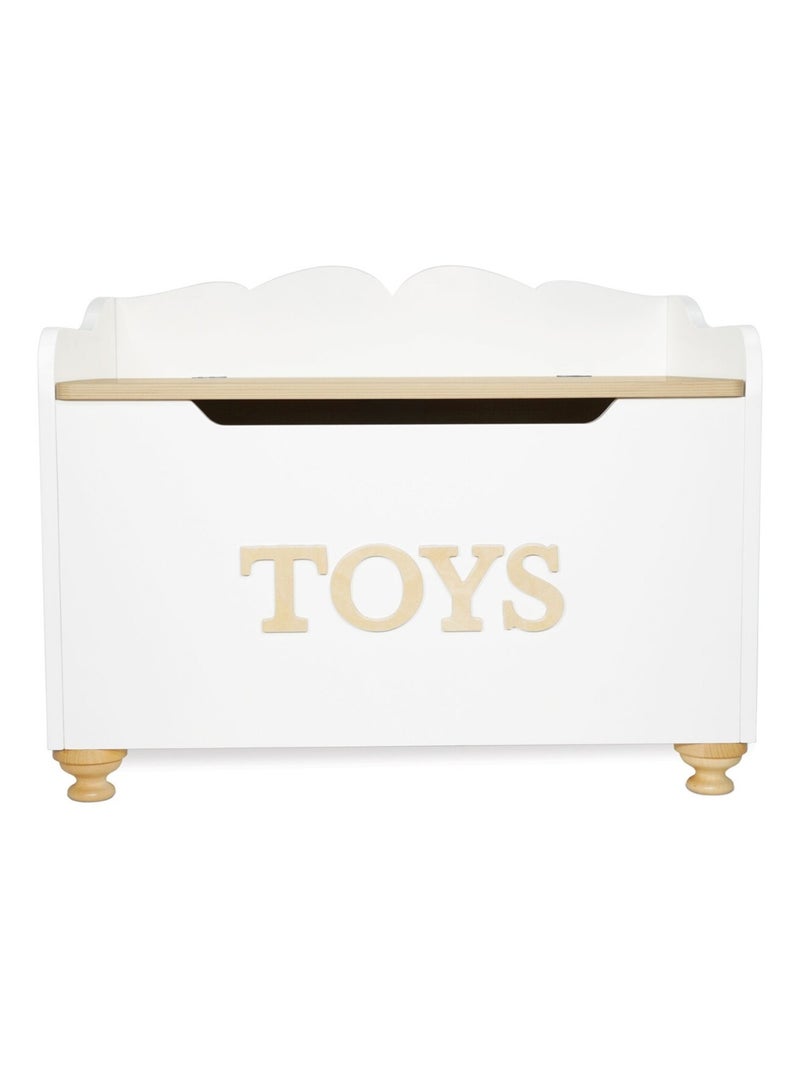 Coffre de rangement pour jouets Blanc - Kiabi
