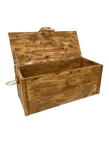 Coffre en bois de pin