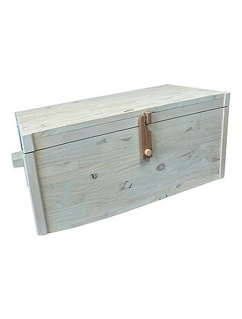 Coffre en bois de pin