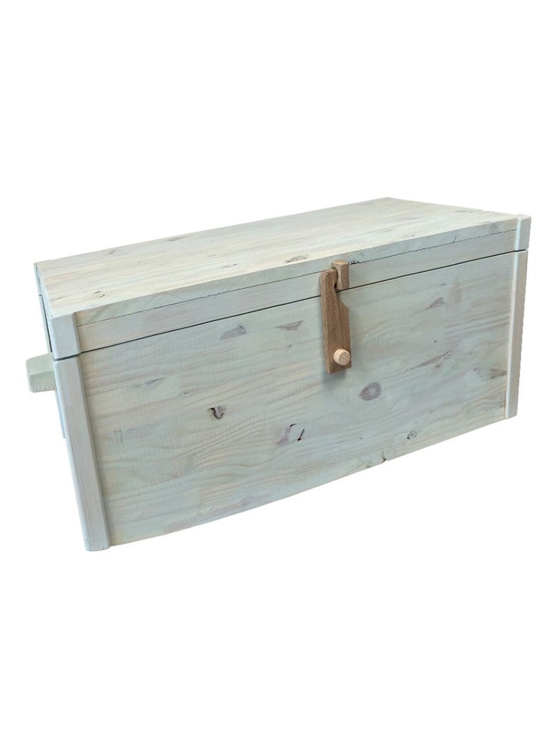Coffre en bois de pin Vert - Kiabi