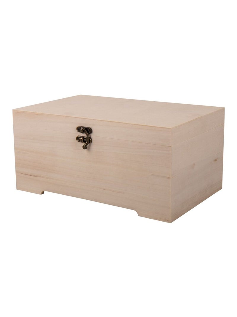 Coffre en bois et case de 6 rangement à - Rayher Marron - Kiabi